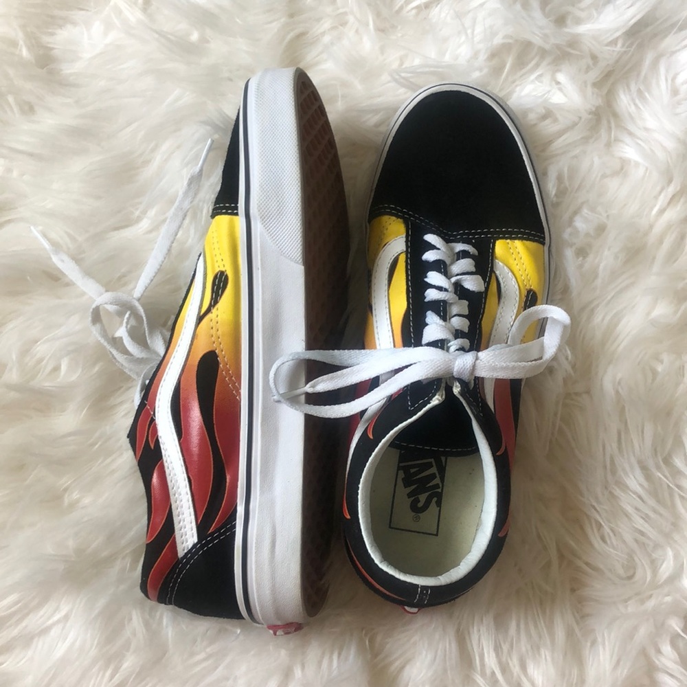 Old Skool Flame Vans